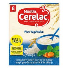 CERELAC 8NO RICE VEG